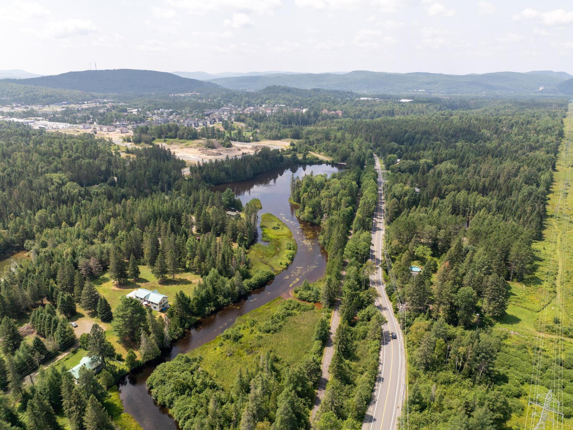 Vue sur Le petite trains du Nord