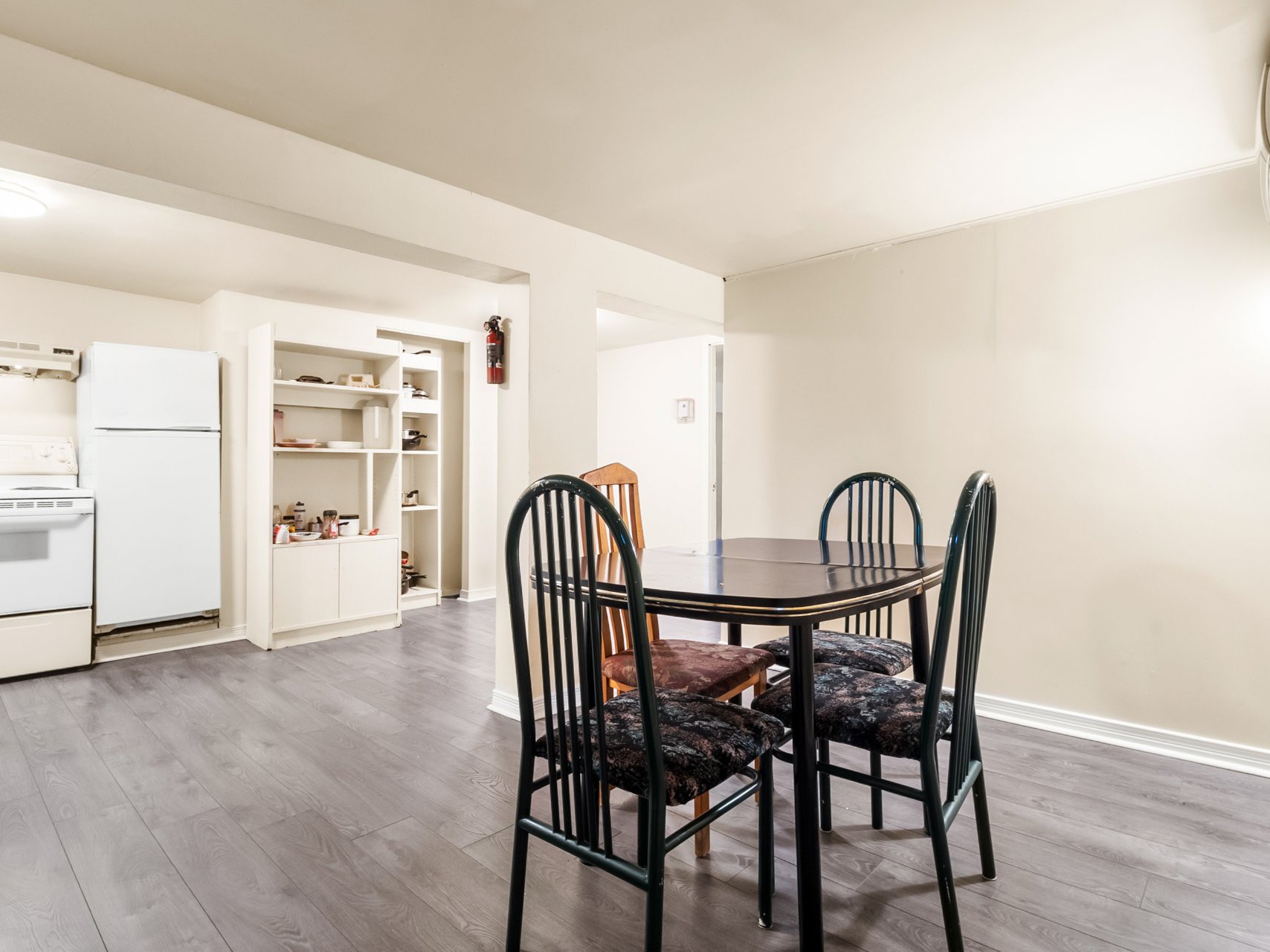 Basement dining room