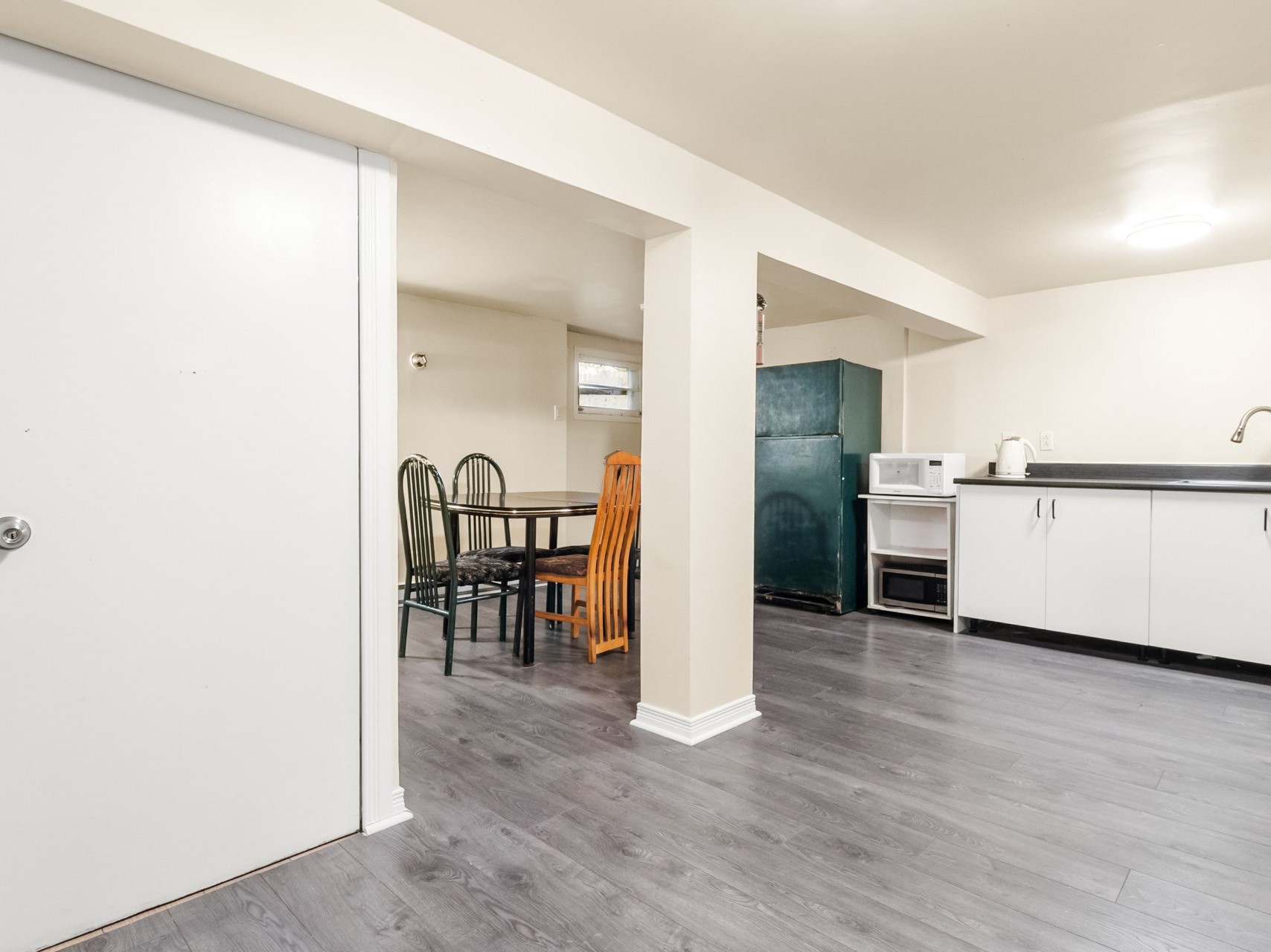 Basement dining room