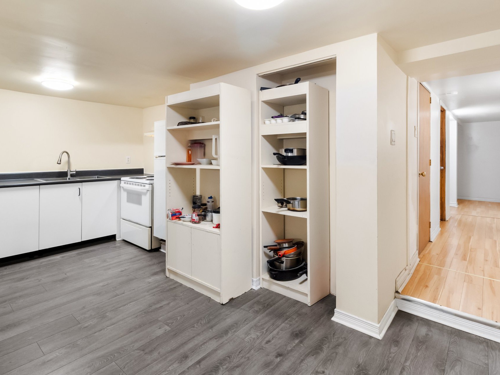 basement kitchen