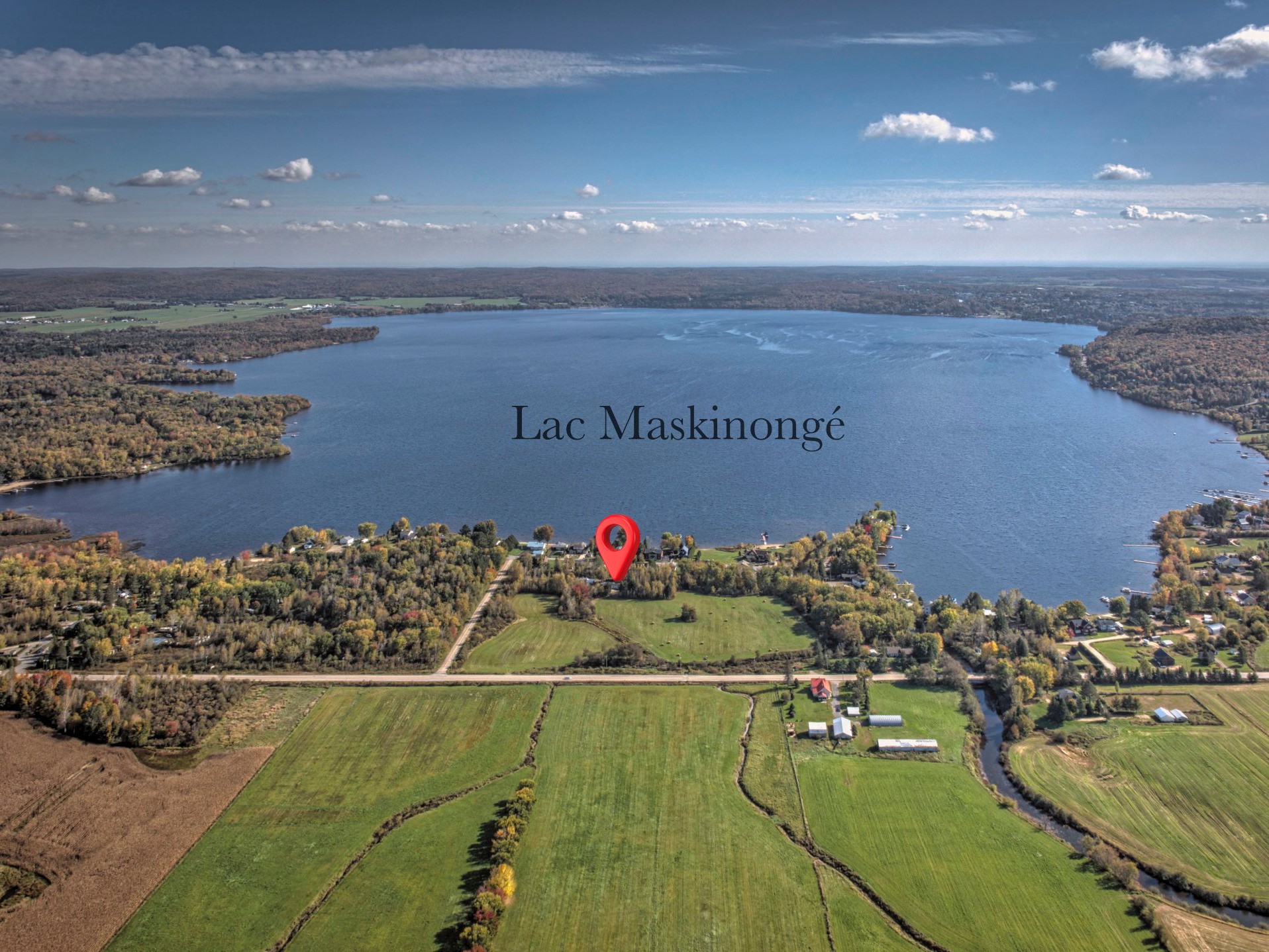 Lac Maskinongé - Accès notarié à la plage privée