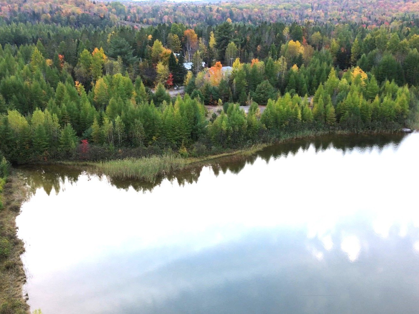 Accès au plan d'eau