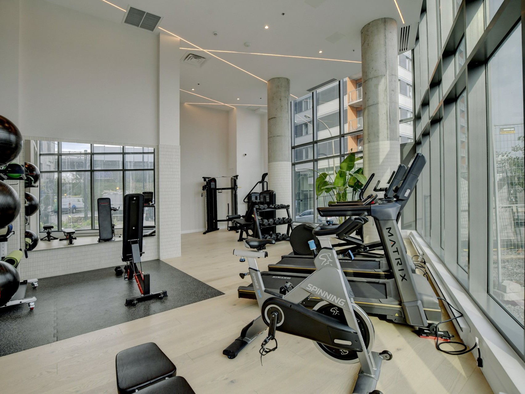 Salle d'exercice
