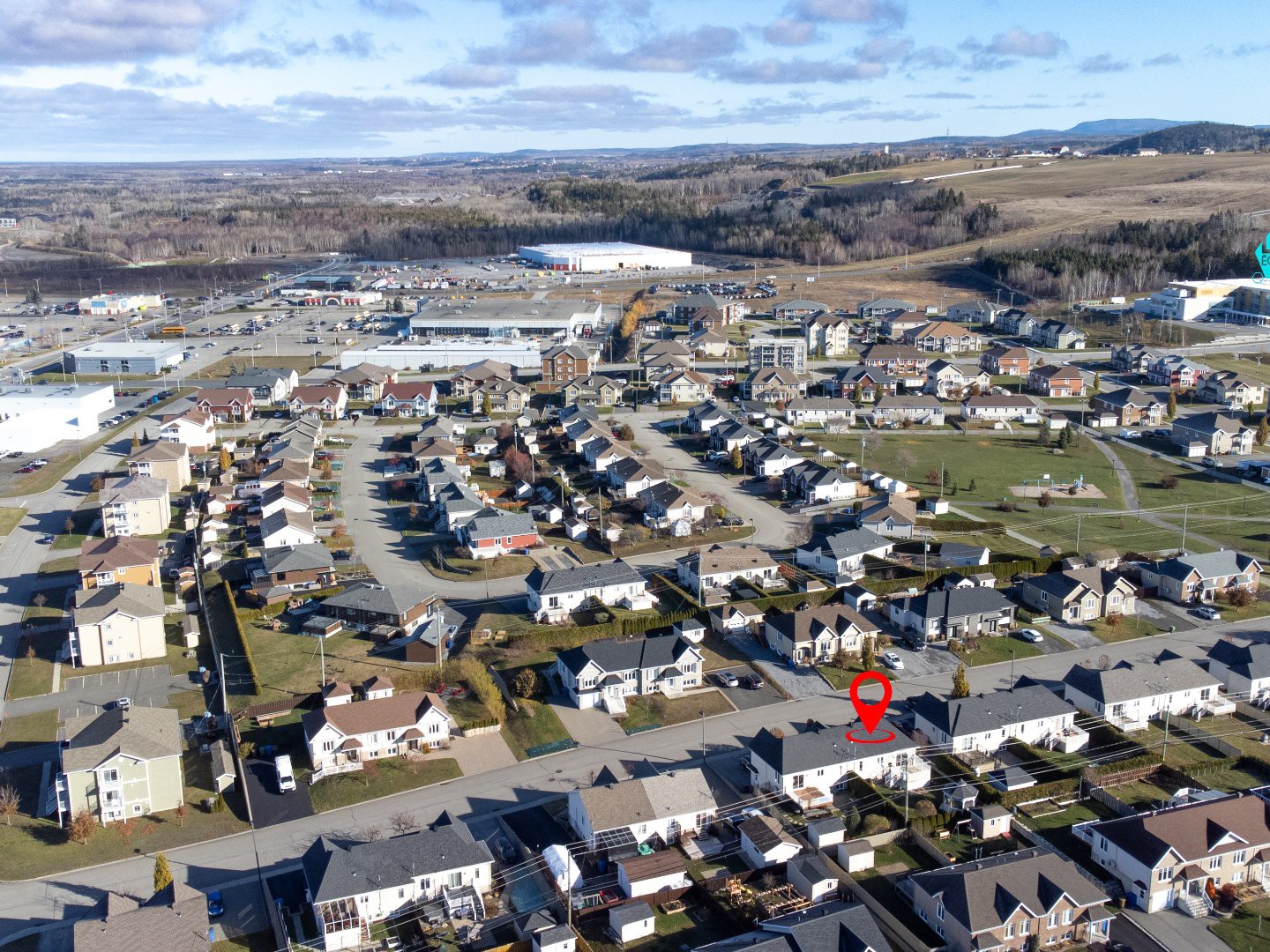 Vue du quartier