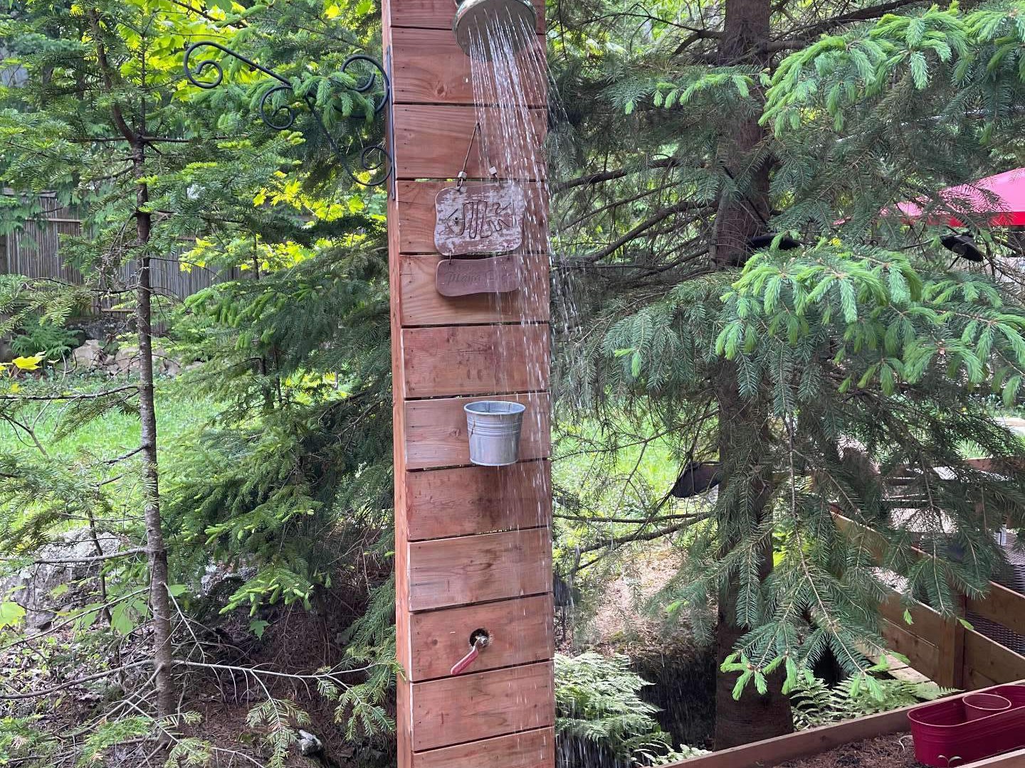 Douche extérieure