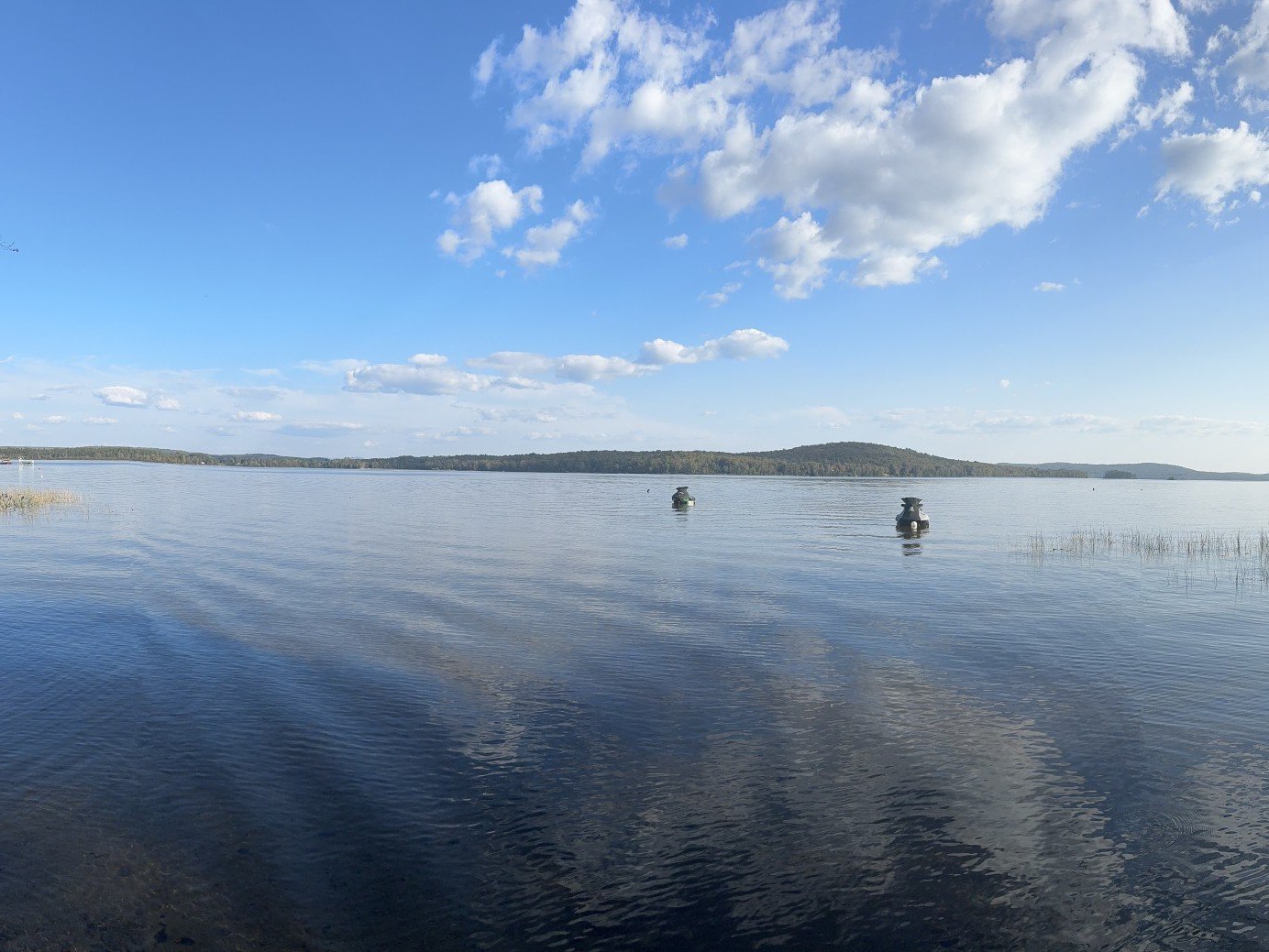 Accès au plan d'eau