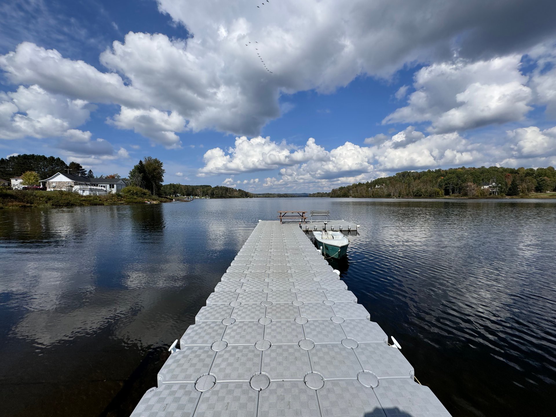 Accès au plan d'eau