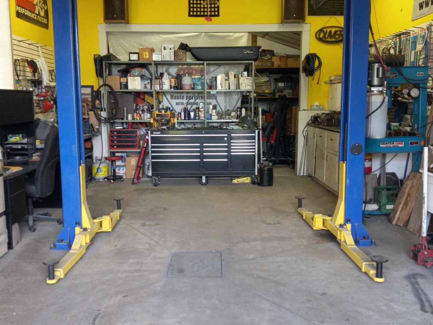 Intérieur garage