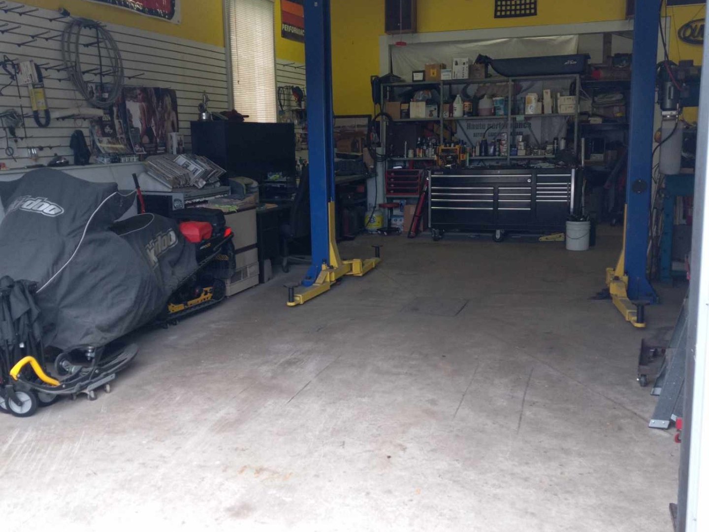 Intérieur garage