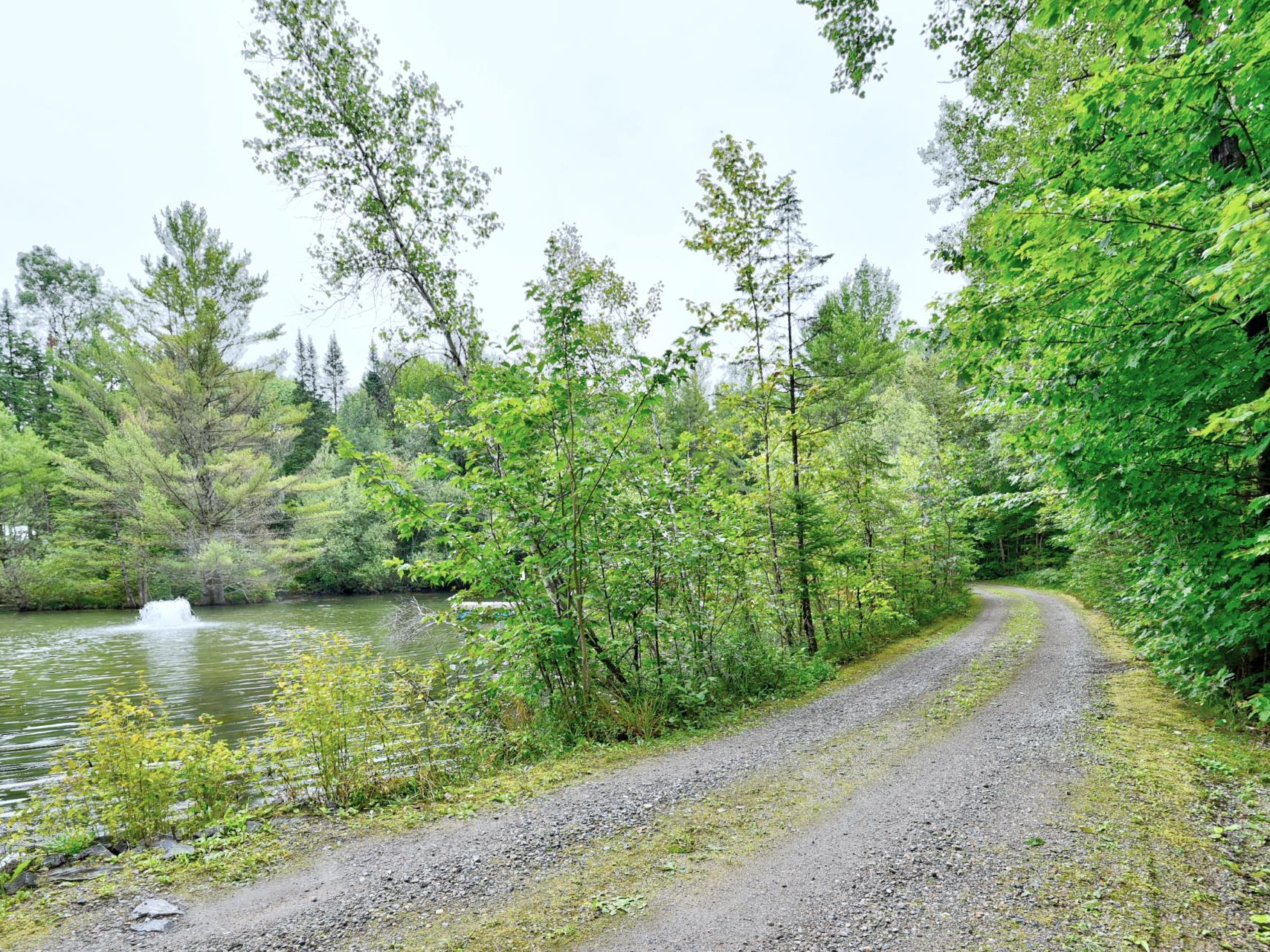 Entré du chemin privé