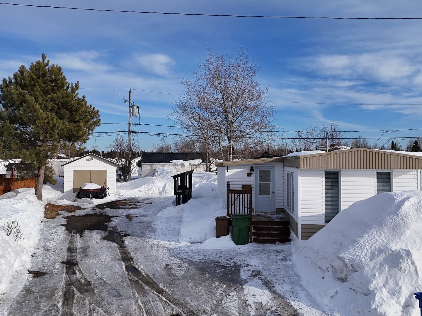 Maison mobile à vendre, Sept-Îles
