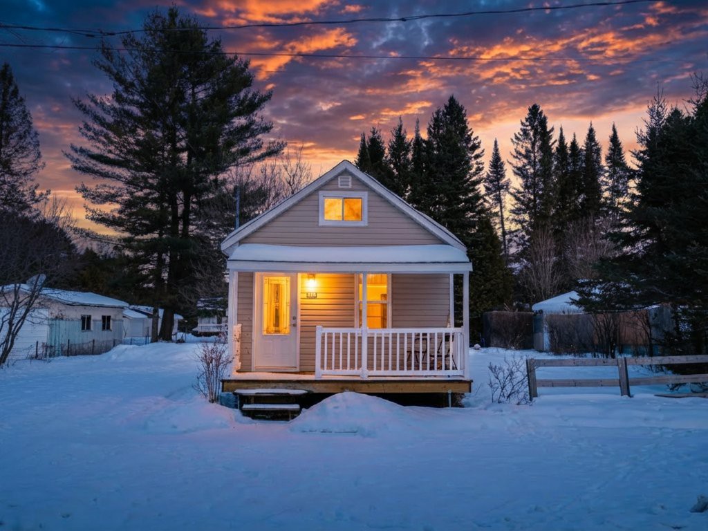 Maison à un étage et demi à vendre, Nominingue