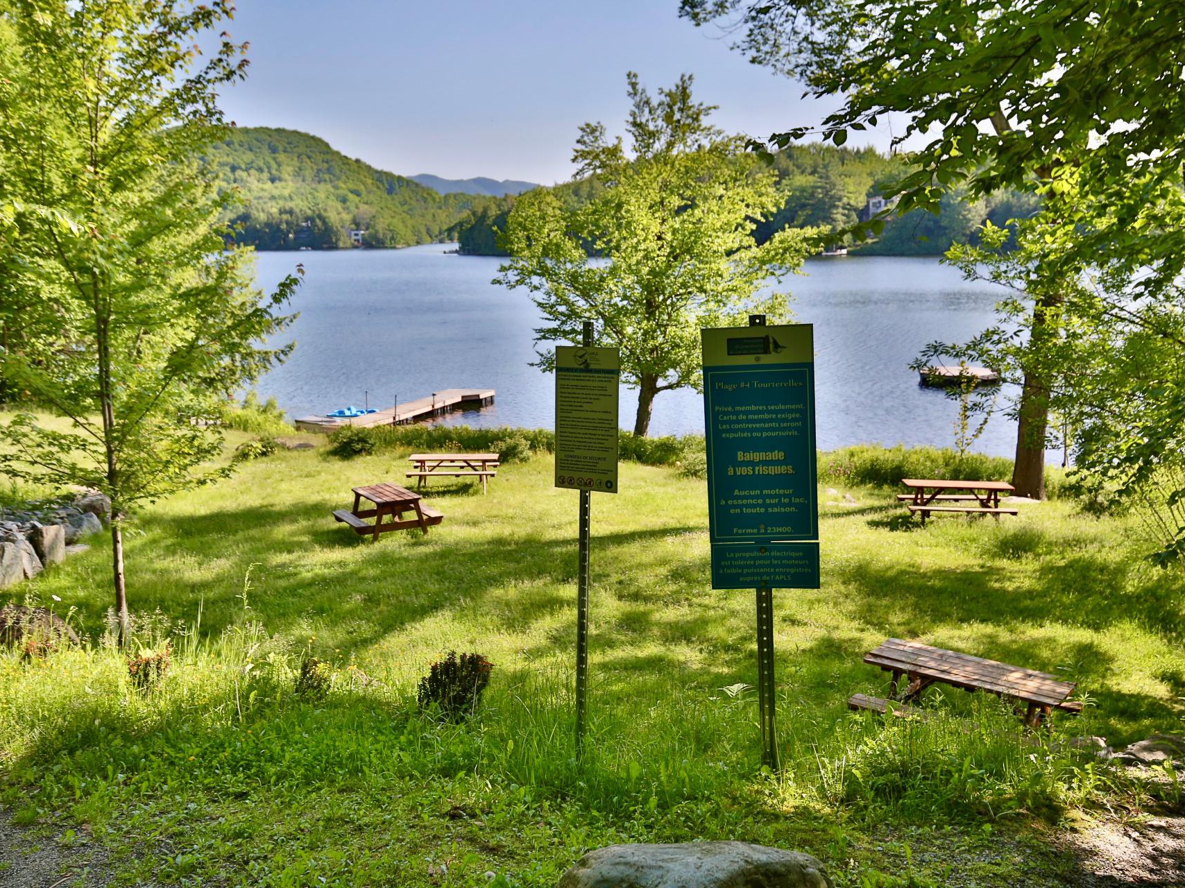 Access to a body of water