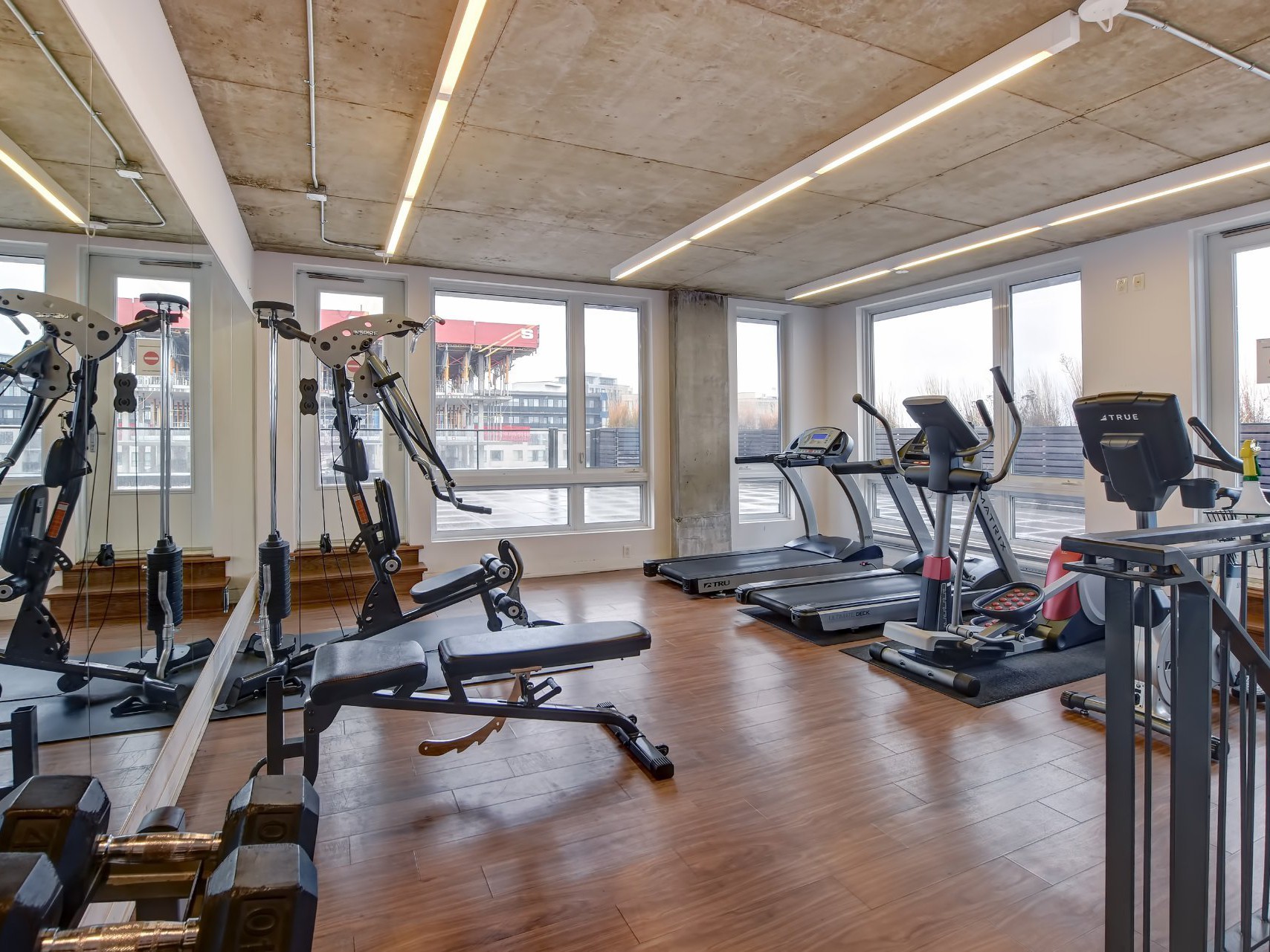 Salle d'exercice