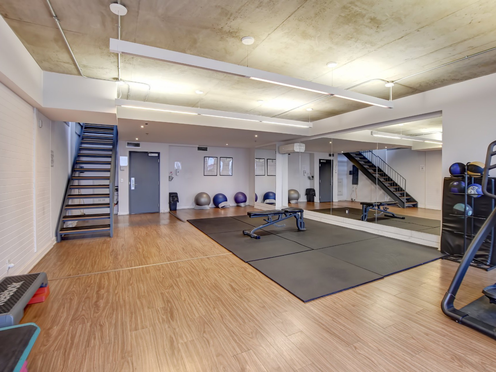 Salle d'exercice