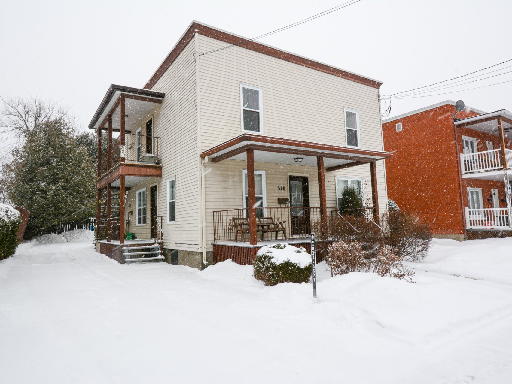 Duplex à vendre, Sherbrooke
