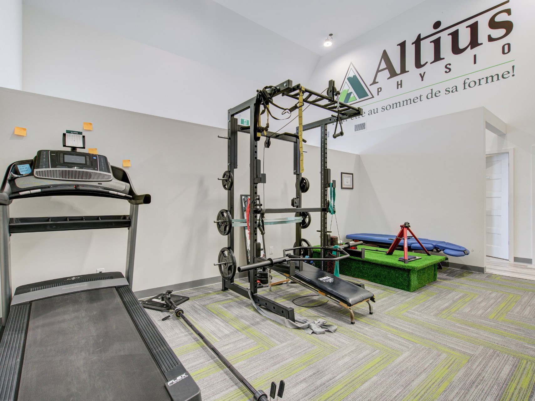 Salle d'exercice